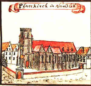 Pfarrkirch in Namslau - Kościół parafialny, widok ogólny